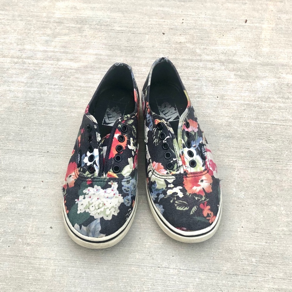 Women Vans Authentic Lo Pro Floral Print